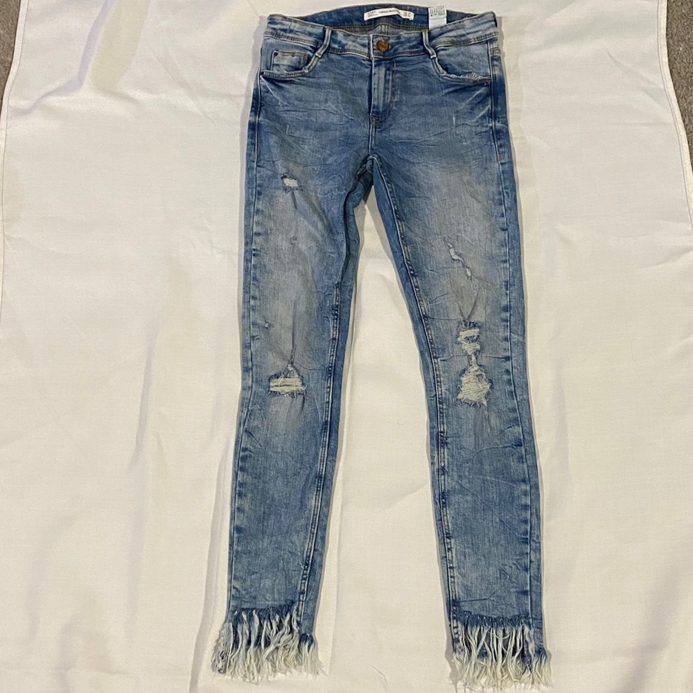 Zara crop jeans
